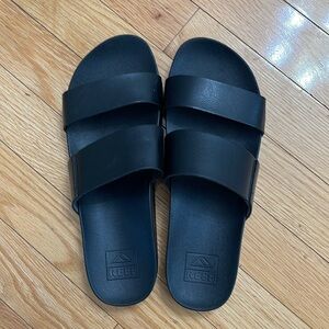 Reef Women's Cushion Bounce Vista Slide Sandals - Black